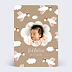 Faire part naissance Motif Cigogne