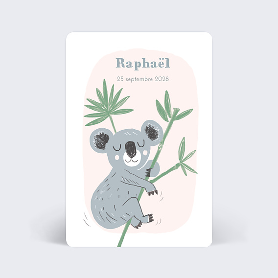 Faire part naissance Koala Original