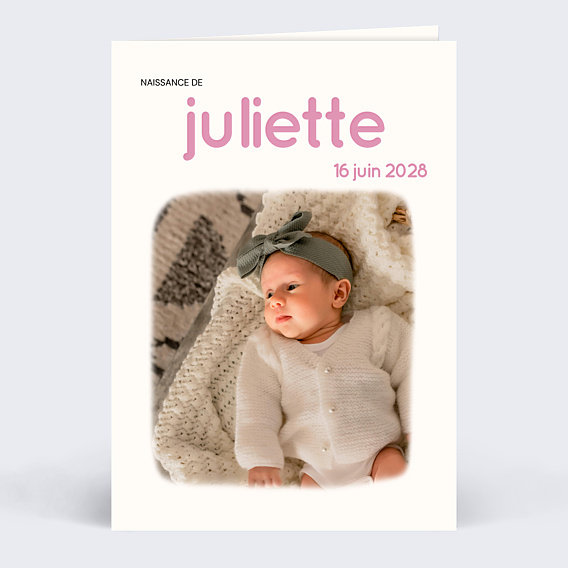 Faire part naissance Livre jeunesse