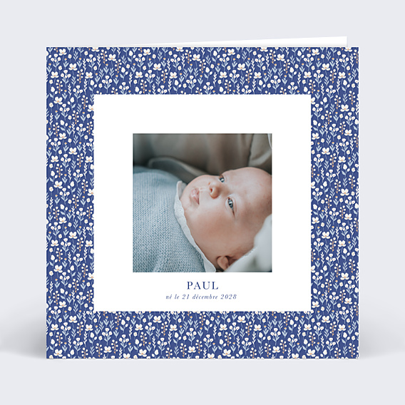 Faire part naissance Liberty Hiver