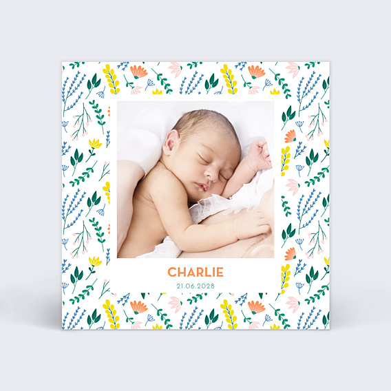 Faire-part Naissance Pop Liberty