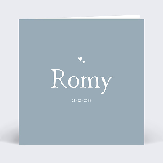 Faire part naissance Romy Recto