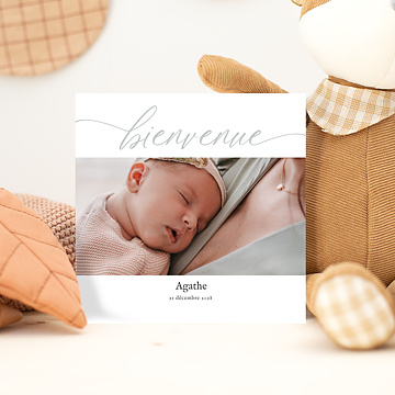 Faire part Naissance Bienvenue Bébé