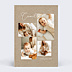 Faire-part Naissance Collage Kraft
