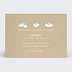 Faire part naissance Baskets Originales Verso