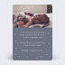 Faire part naissance Bébé Planète Verso