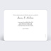 Faire part naissance Charme Classique Jumeaux Verso