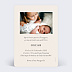 Faire part naissance Frère et soeur original Verso