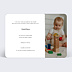 Faire part naissance Triptyque Moderne Verso