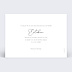 Faire part naissance Typographie Verso