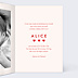 Faire-part Naissance Coeurs