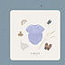 Faire part naissance Layette Myrtille