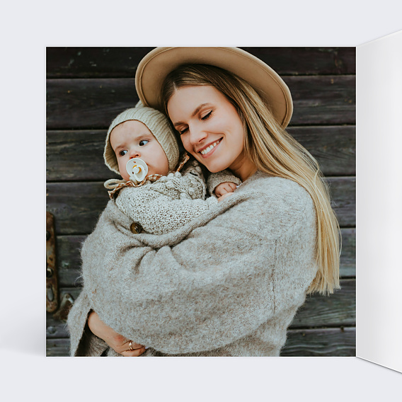 Faire part naissance Paresseux Original Intérieur Gauche