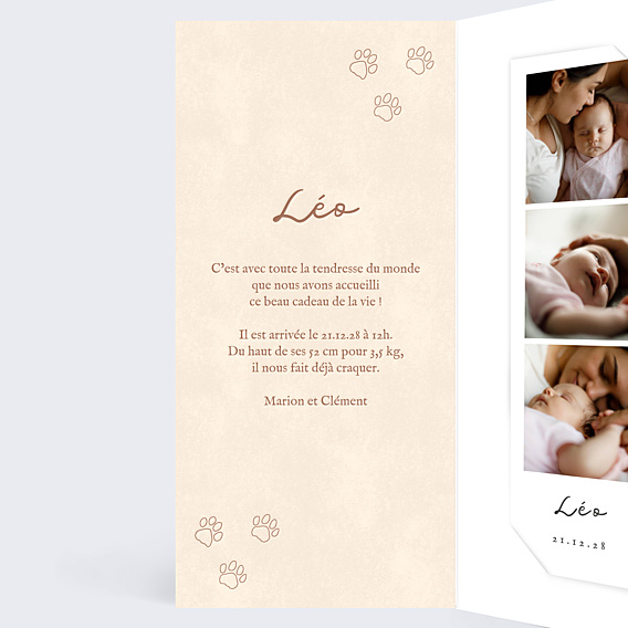 Faire-part Naissance Petit Roi