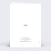 Faire part naissance Calligraphie Originale Verso