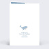 Faire part naissance Famille Baleine Verso