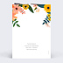 Faire part naissance Floraison Verso