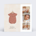 Faire-part Naissance Petits Vêtements Fille
