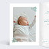 Faire-part Naissance Liberty Printemps