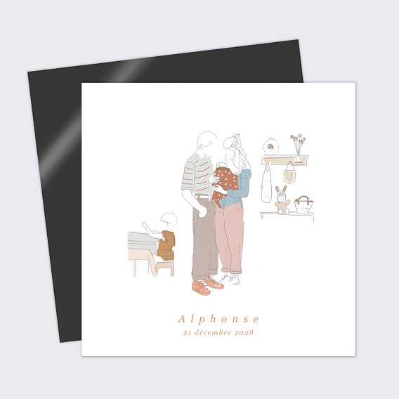 Faire part naissance Home Sweet Home