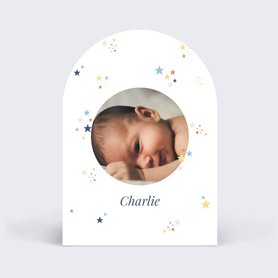 Faire part naissance Petites Etoiles