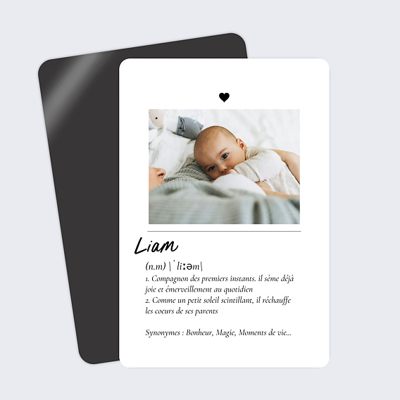 Faire part naissance Définition bébé