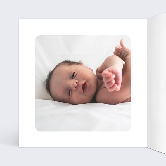 Faire part naissance Tanzanie Intérieur Gauche