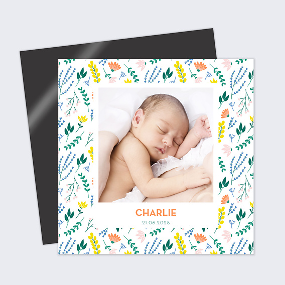 Faire part naissance Pop Liberty