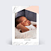 Faire-part Naissance Marbre