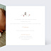 Faire part naissance Printemps Etiquette Intérieur Droit