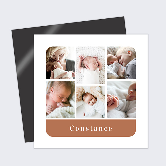 Faire part naissance Pêle-Mêle Camargue