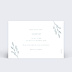 Faire part naissance Romantique Pastel Verso