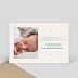 Faire part naissance Salopette Verso
