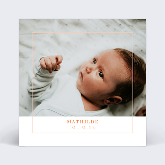 Faire-part Naissance Joli Filet
