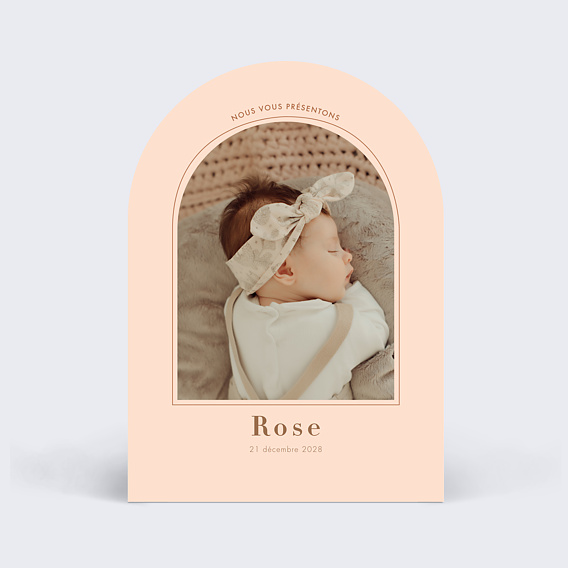 Faire part naissance Douce arrivée