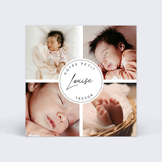 Faire-part Naissance Petit trésor