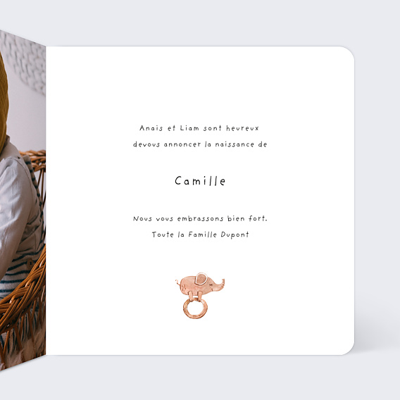 Faire-part Naissance Douceur
