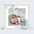 Faire-part Naissance Botanique Simple