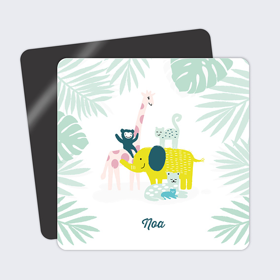 Faire part naissance Famille Animaux