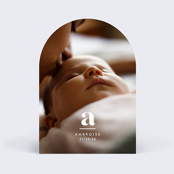 Faire part naissance Praline