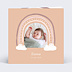 Faire part naissance Petit arc-en-ciel Recto