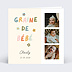 Faire part naissance Graine de Bébé Recto