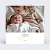 Faire-part Naissance Coeur Bucolique simple