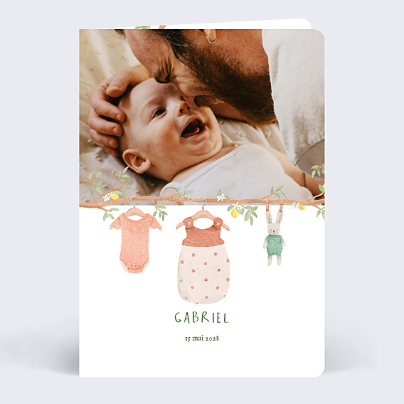 Faire part naissance Petits Vêtements