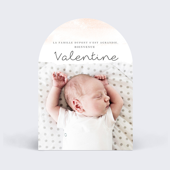 Faire part naissance Brume