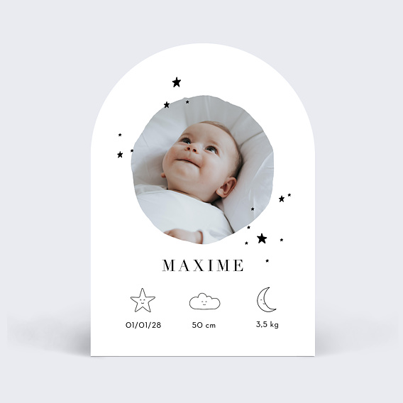 Faire part naissance Rêve étoilé