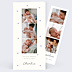 Faire-part Naissance Motif coeur lilas