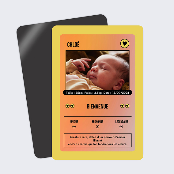 Faire part naissance Bébé aventurier