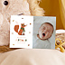 Faire part naissance Renard automne