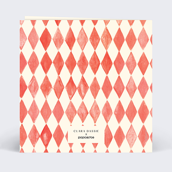 Faire-part Naissance Ours acrobate - Clara Dassie x Popcarte